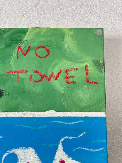 Original: No towel (50 x 50 cm / 20 x 20 in)