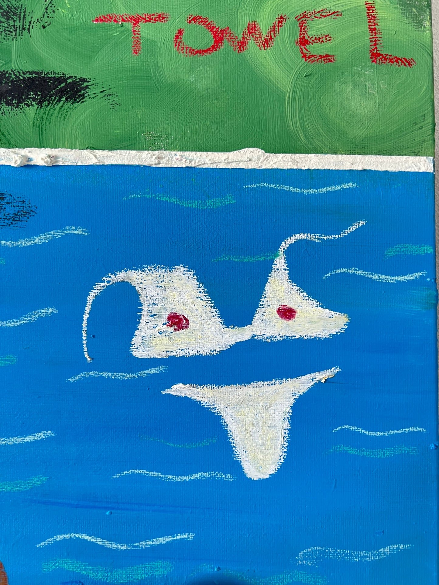 Original: No towel (50 x 50 cm / 20 x 20 in)