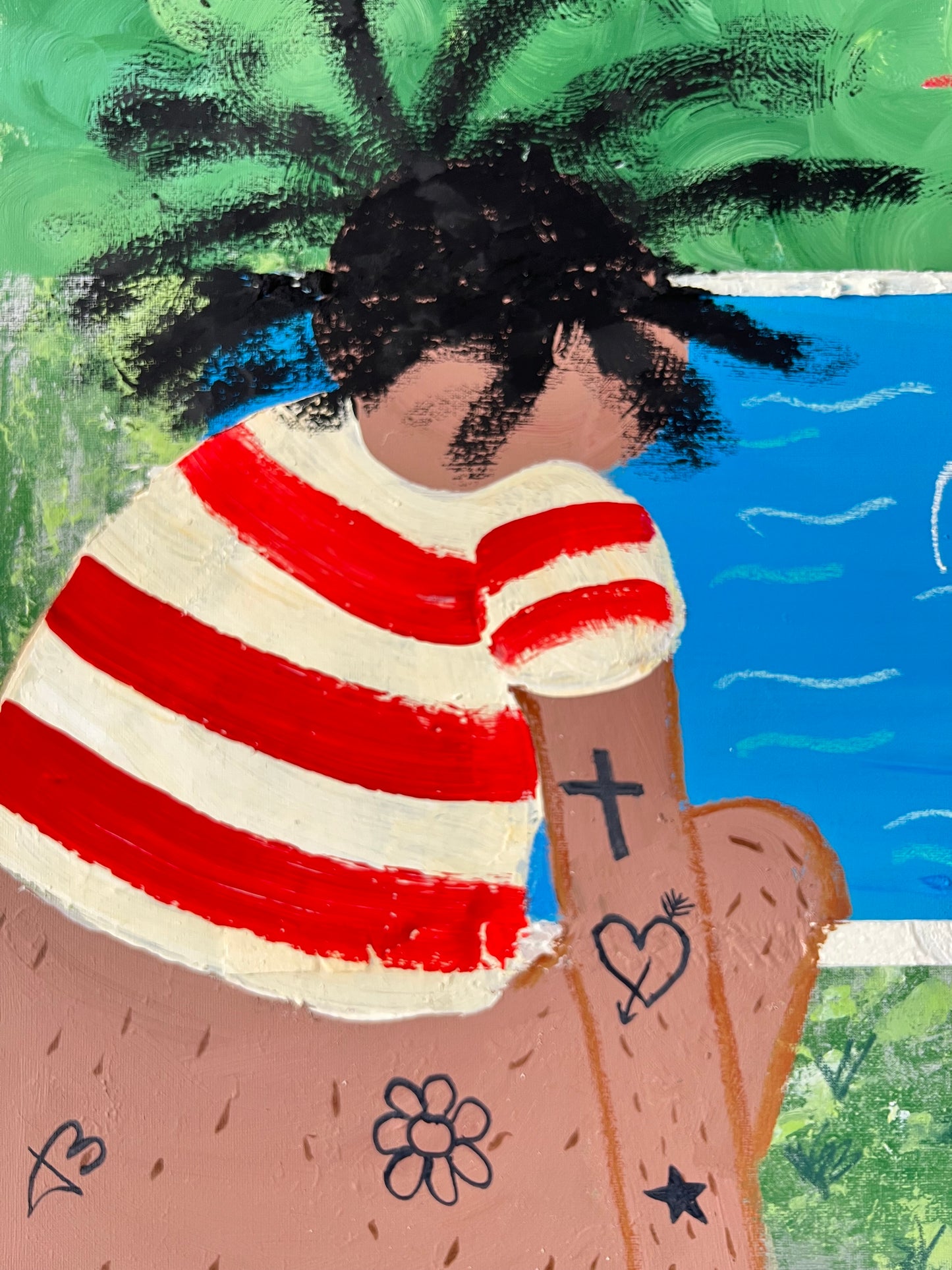 Original: No towel (50 x 50 cm / 20 x 20 in)