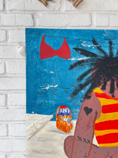 Original: Still wet (50 x 50 cm / 20 x 20 in)