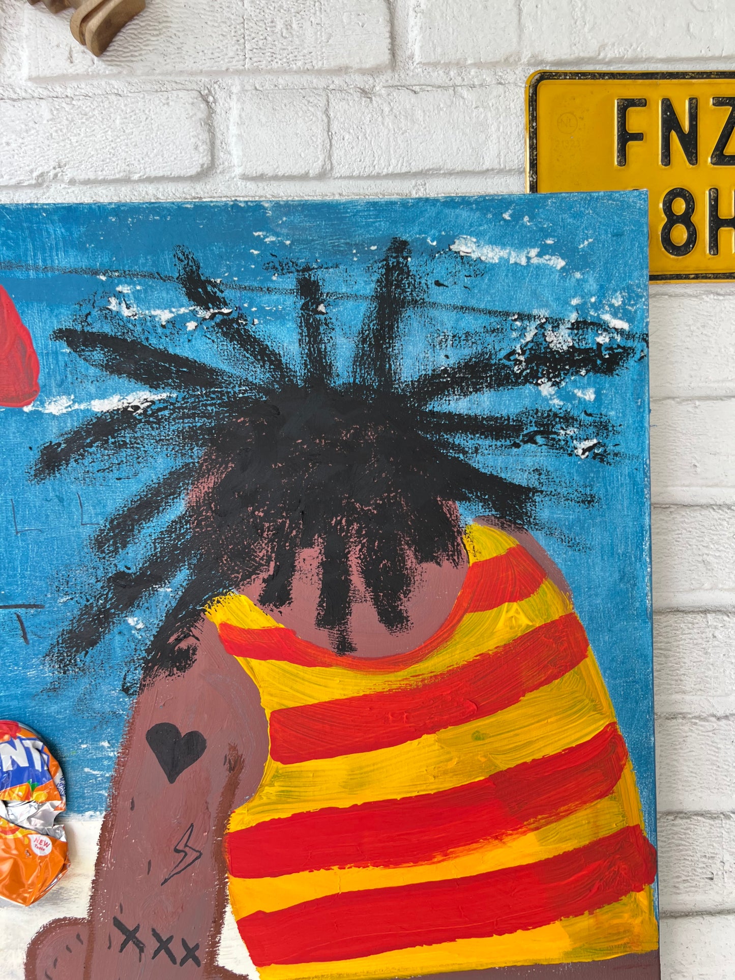 Original: Still wet (50 x 50 cm / 20 x 20 in)