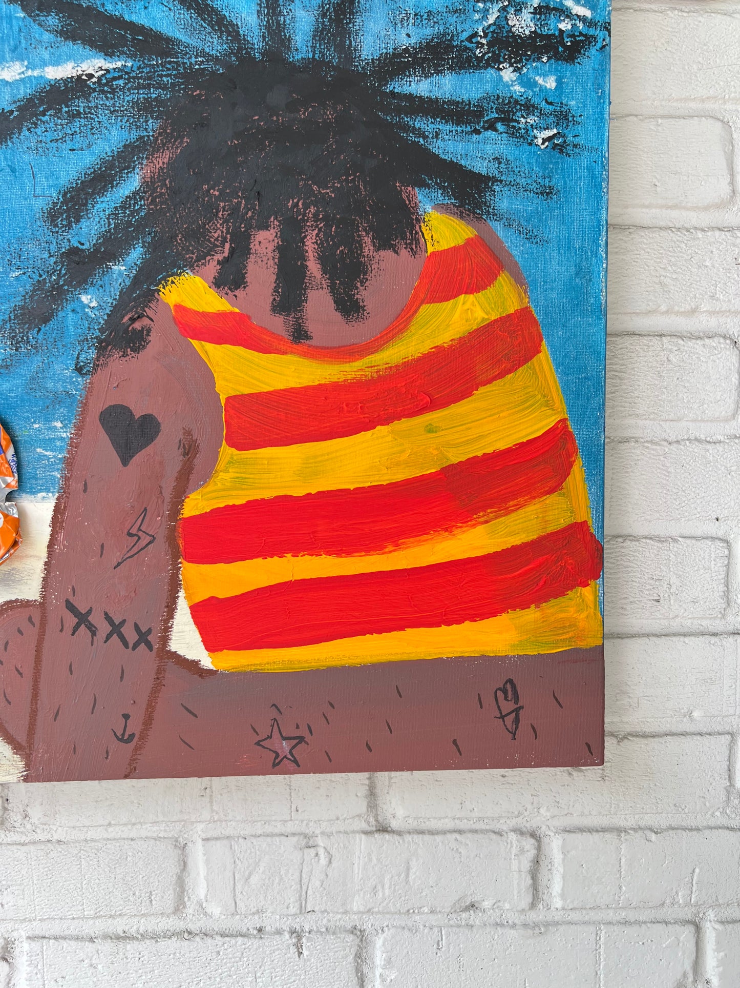 Original: Still wet (50 x 50 cm / 20 x 20 in)