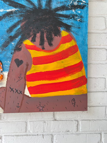 Original: Still wet (50 x 50 cm / 20 x 20 in)