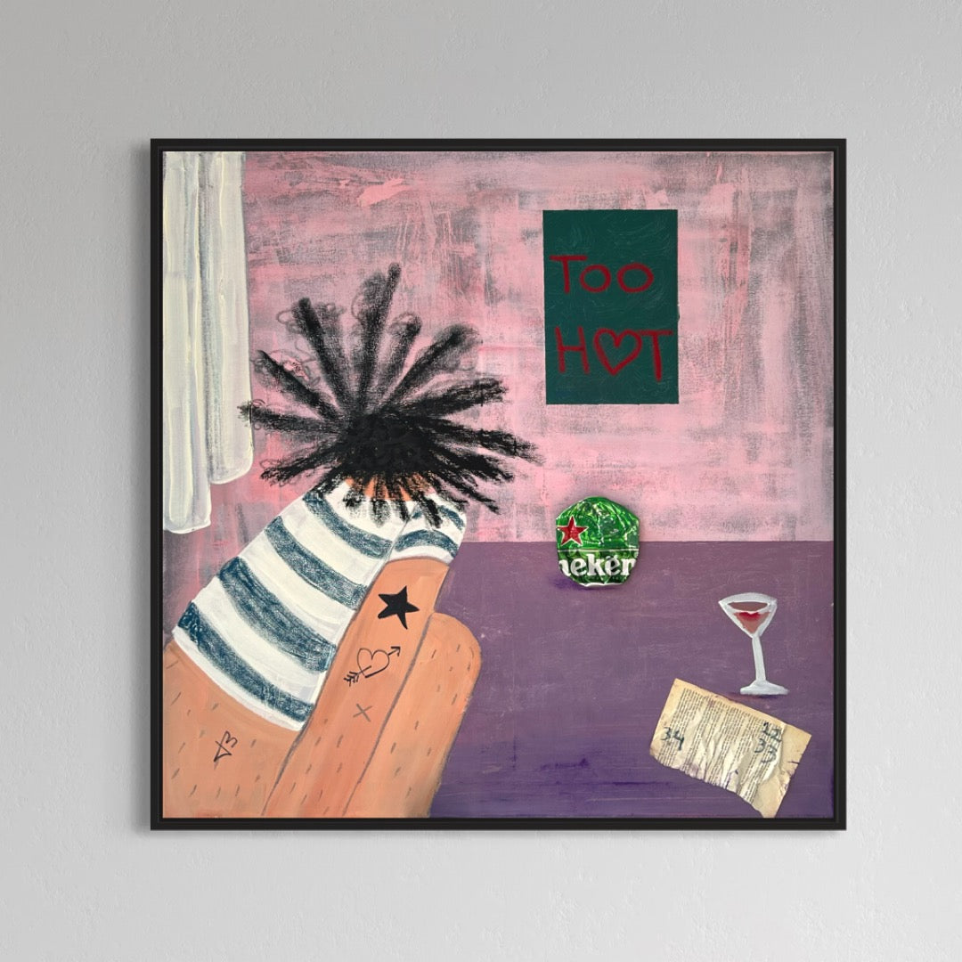 Canvas print: Too Hot