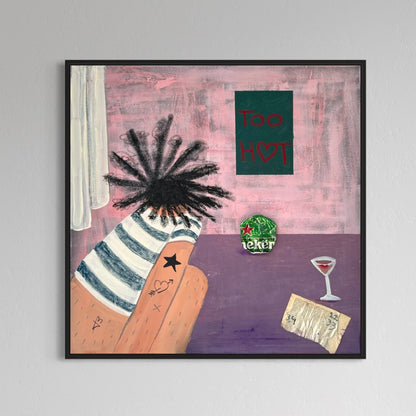 Canvas print: Too Hot