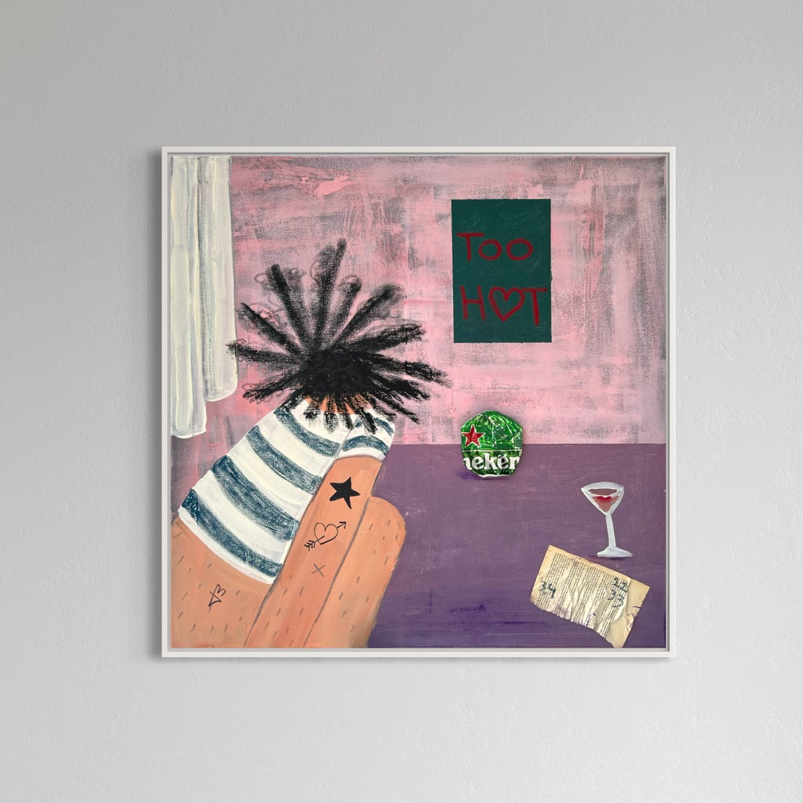 Canvas print: Too Hot