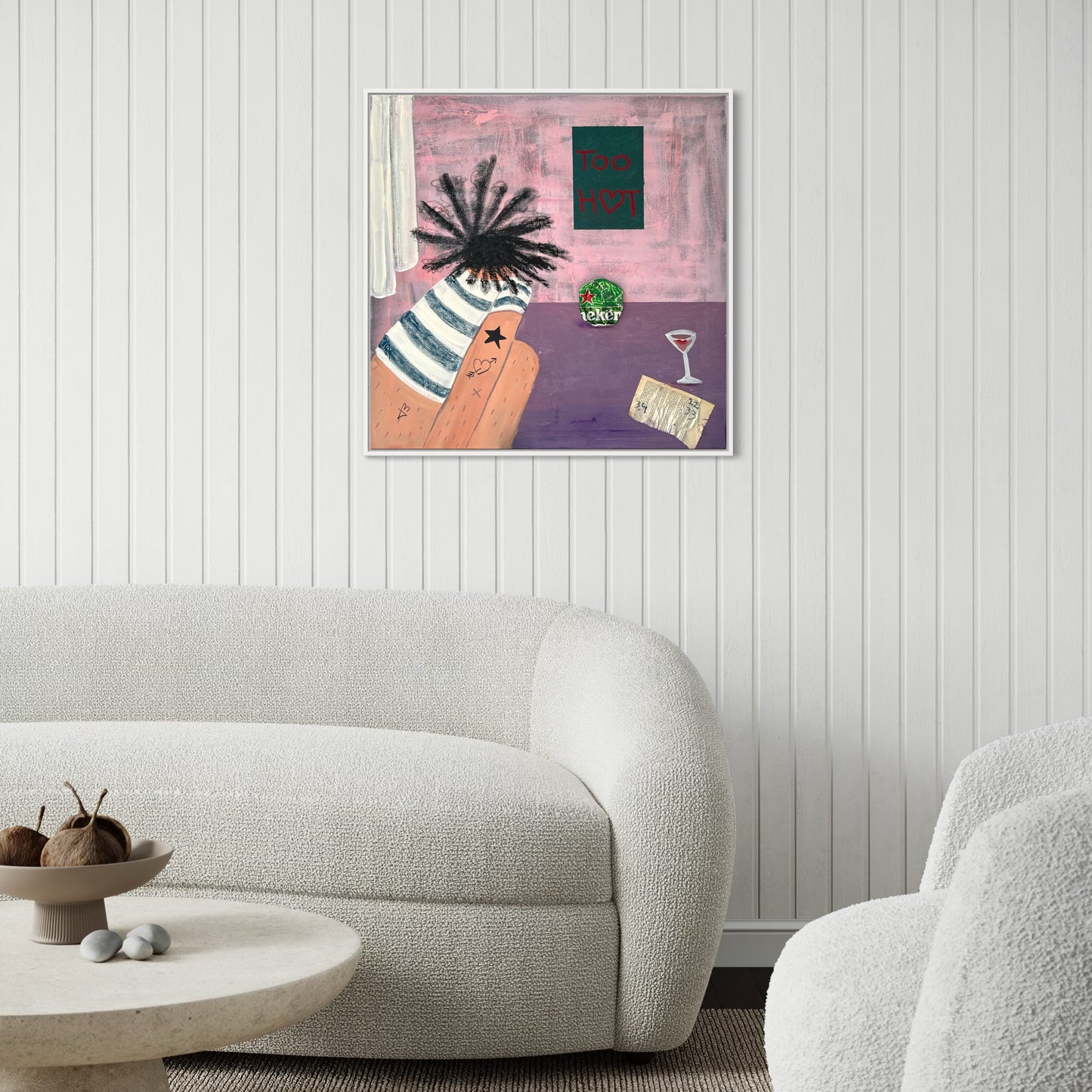 Canvas print: Too Hot