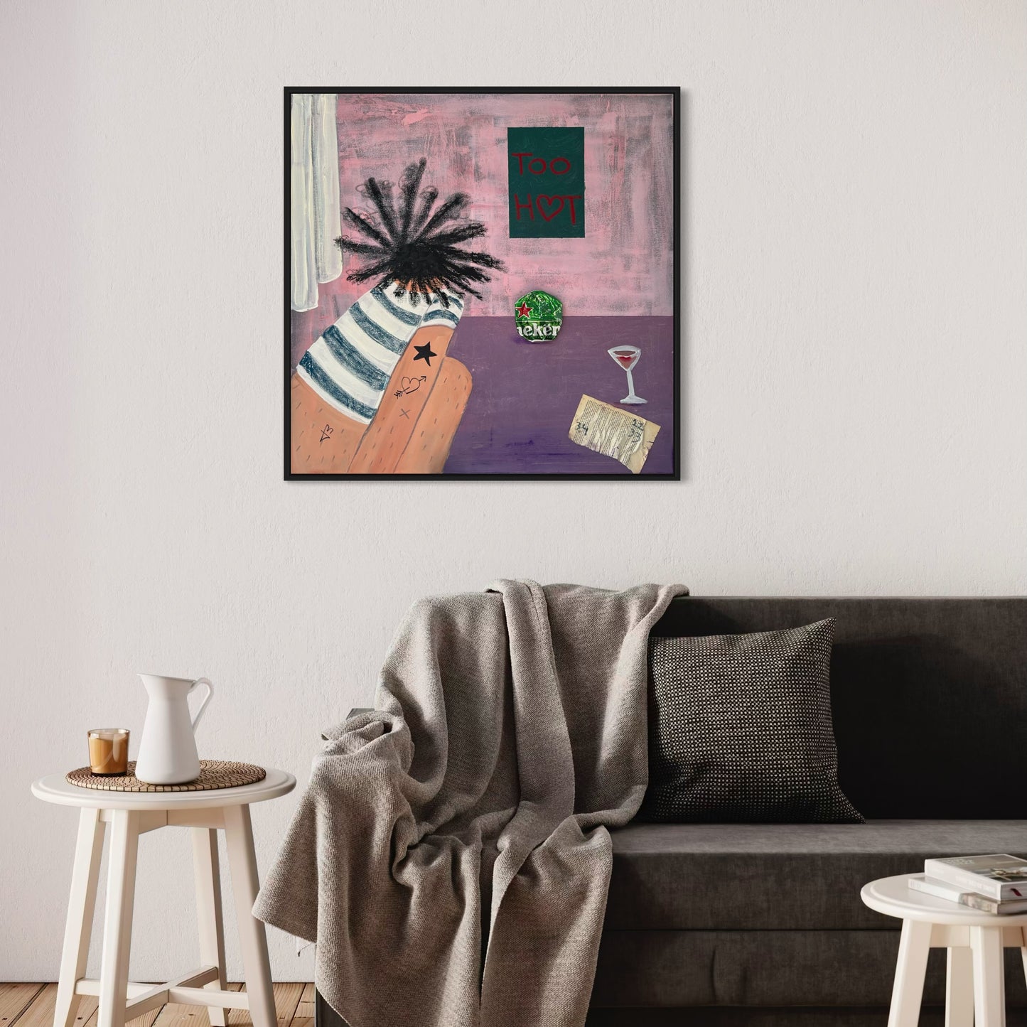 Canvas print: Too Hot