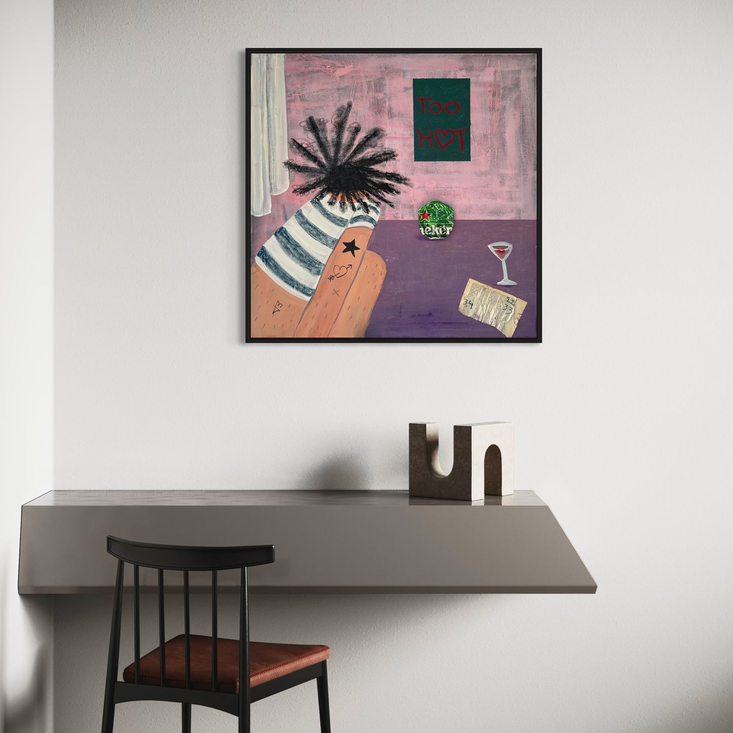 Canvas print: Too Hot