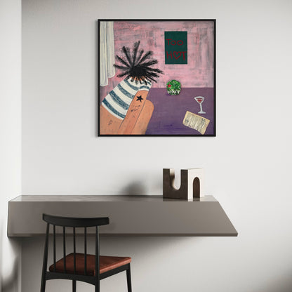 Canvas print: Too Hot