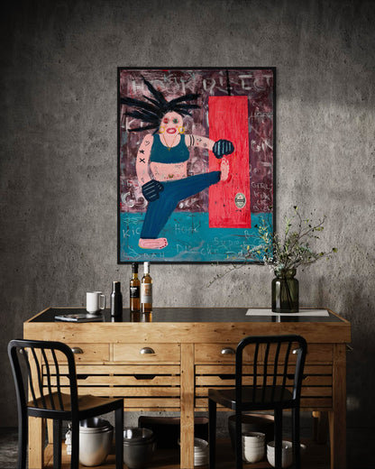 Original: My Sidekick (100 x 80 cm / 39 x 31 in)