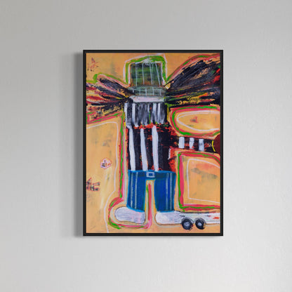 Canvas print: Amsterdam Man