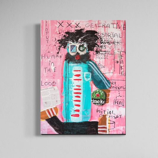 Original: Human in the Loop (58 x 78 cm / 22 x 30 in)