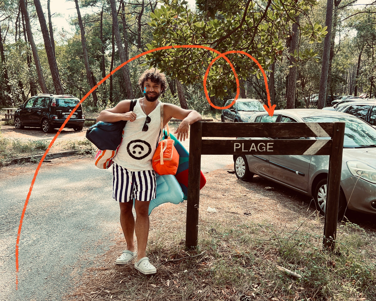 I never surfed