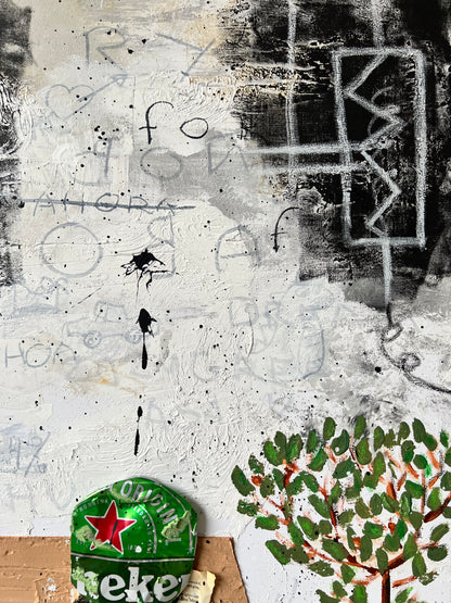 Original: My Dutch Terrace (120 x 90 cm / 47 x 35 in)