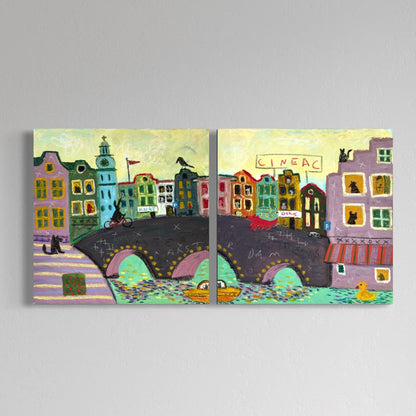 2 x Canvas prints: Cineac