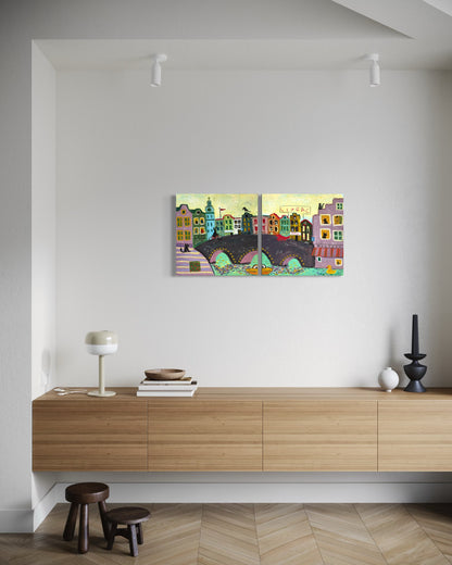 2 x Canvas prints: Cineac