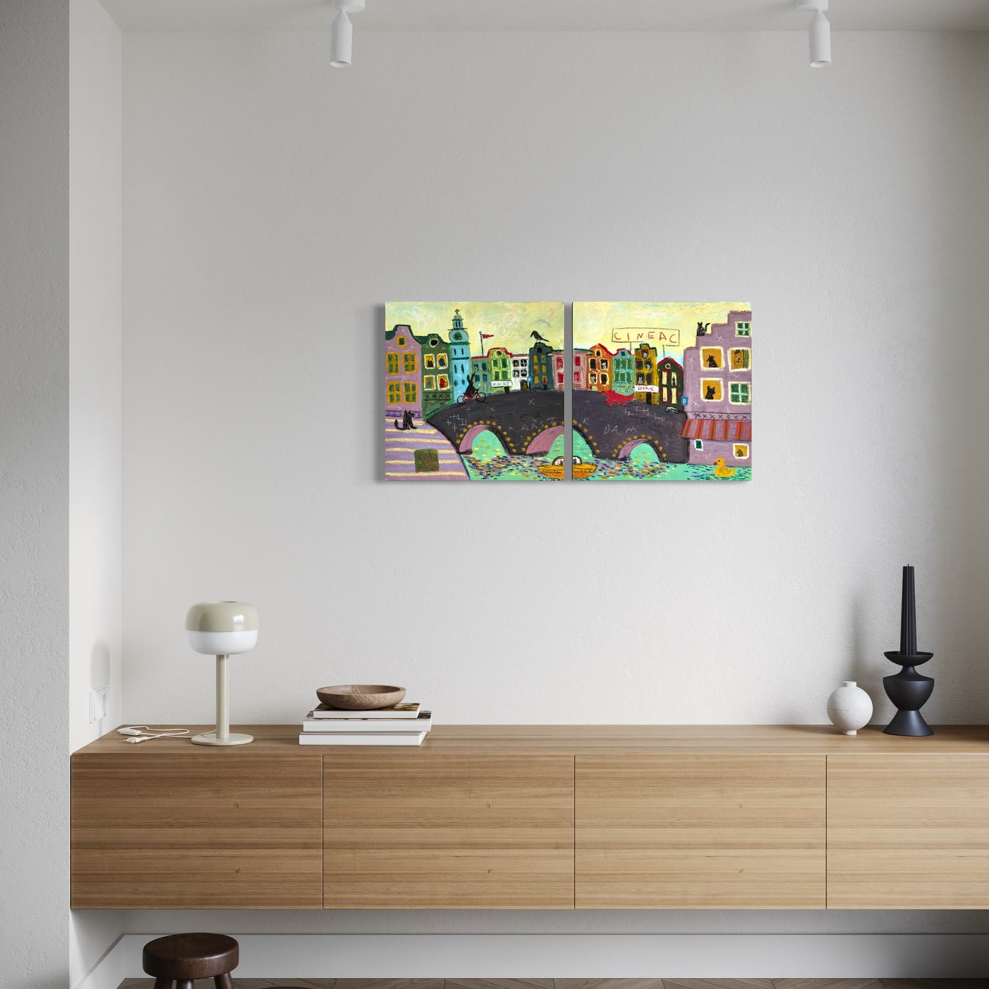 2 x Canvas prints: Cineac