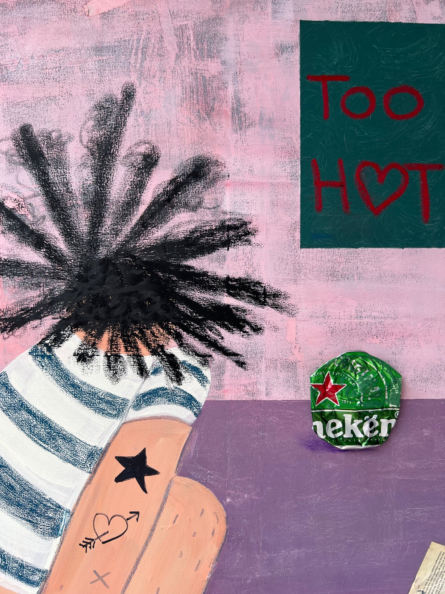 Canvas print: Too Hot