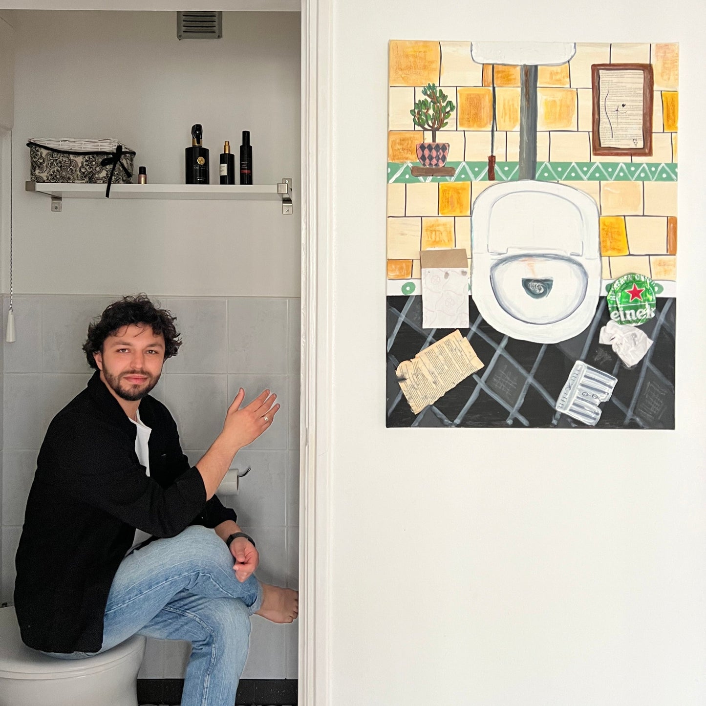 Canvas print: My Dutch Toilet