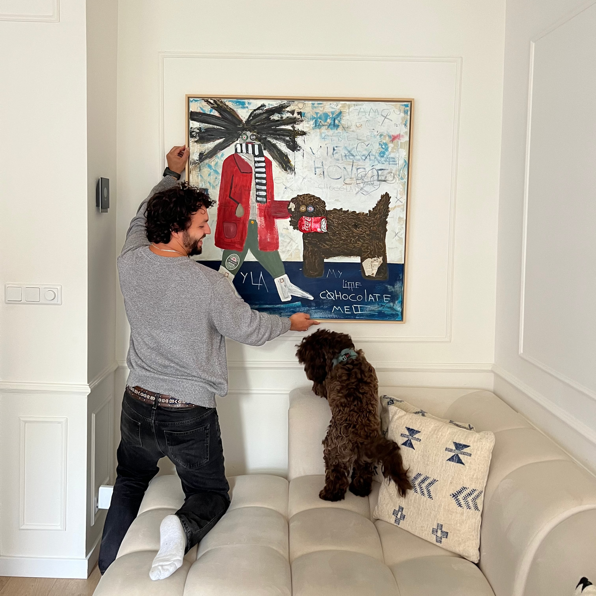 One painting a month.