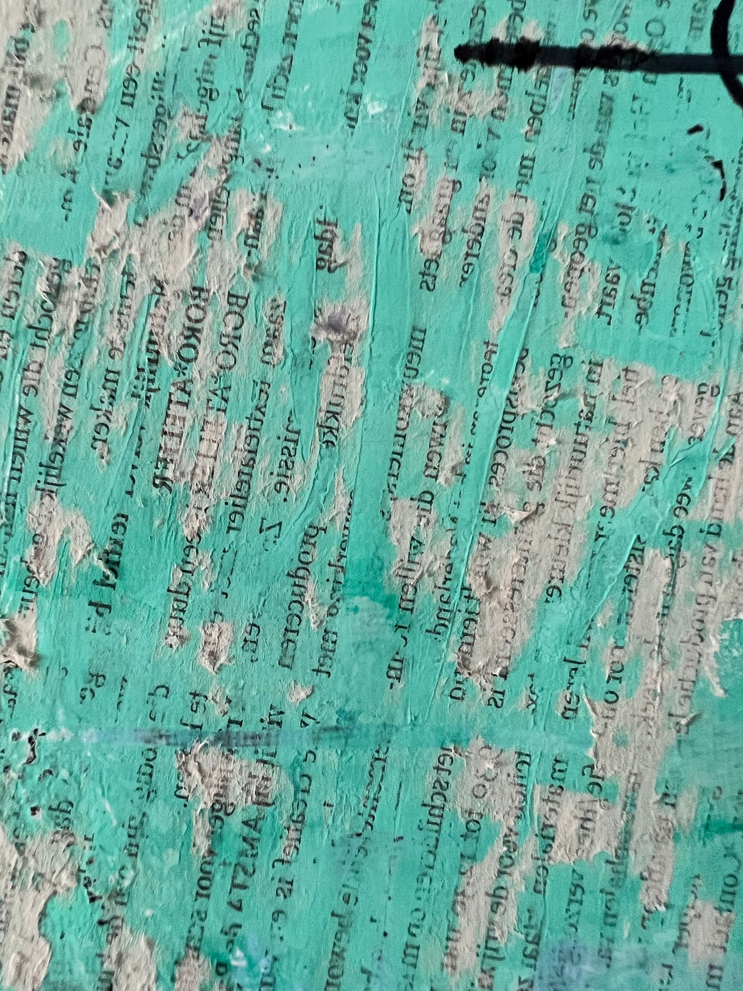 Original: Olifant in dirty world (58 x 78 cm / 22 x 30 in)