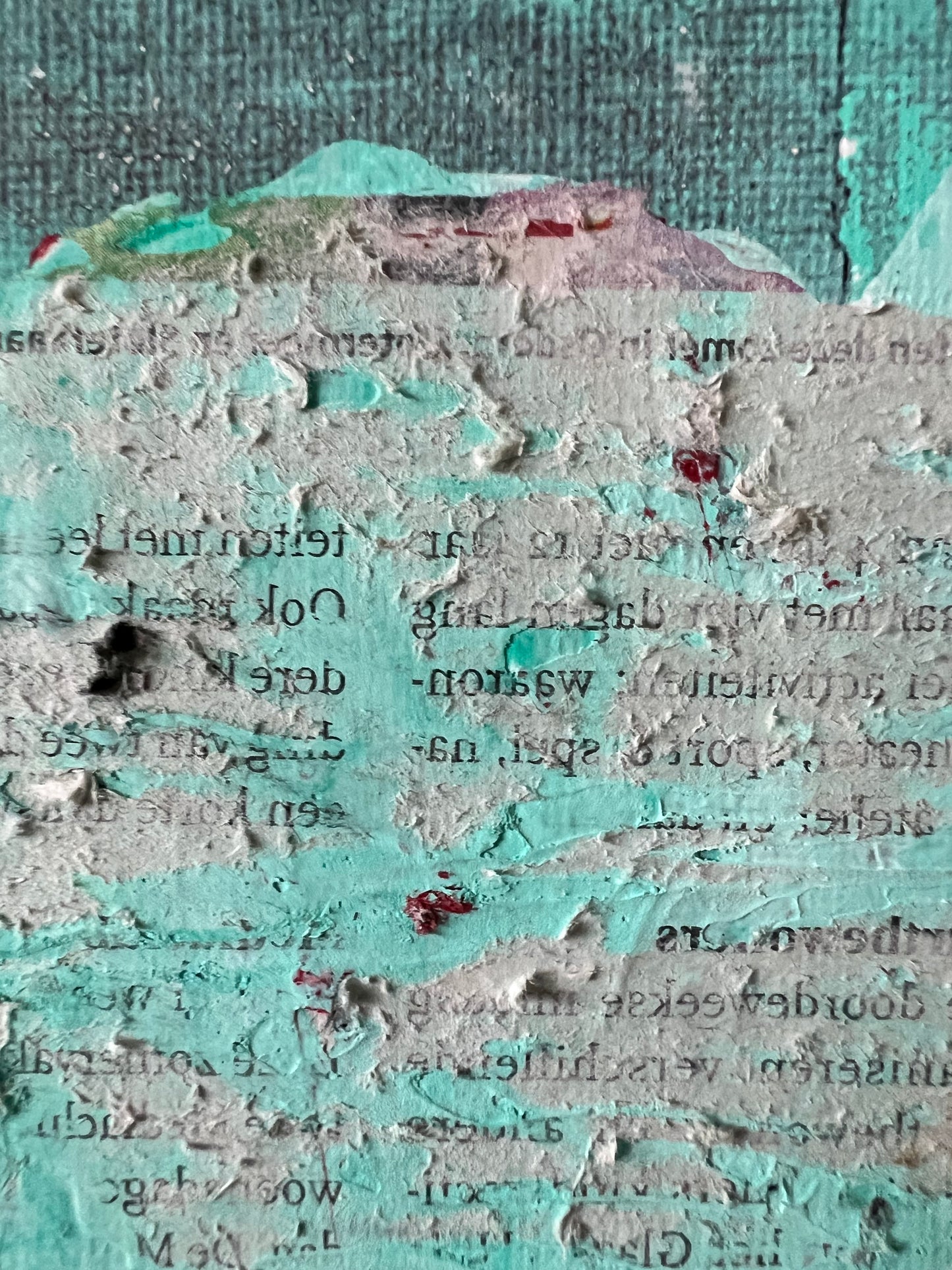 Original: Olifant in dirty world (58 x 78 cm / 22 x 30 in)