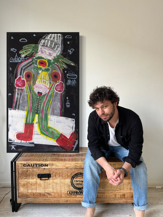 Canvas print: Skating in Amsterdam