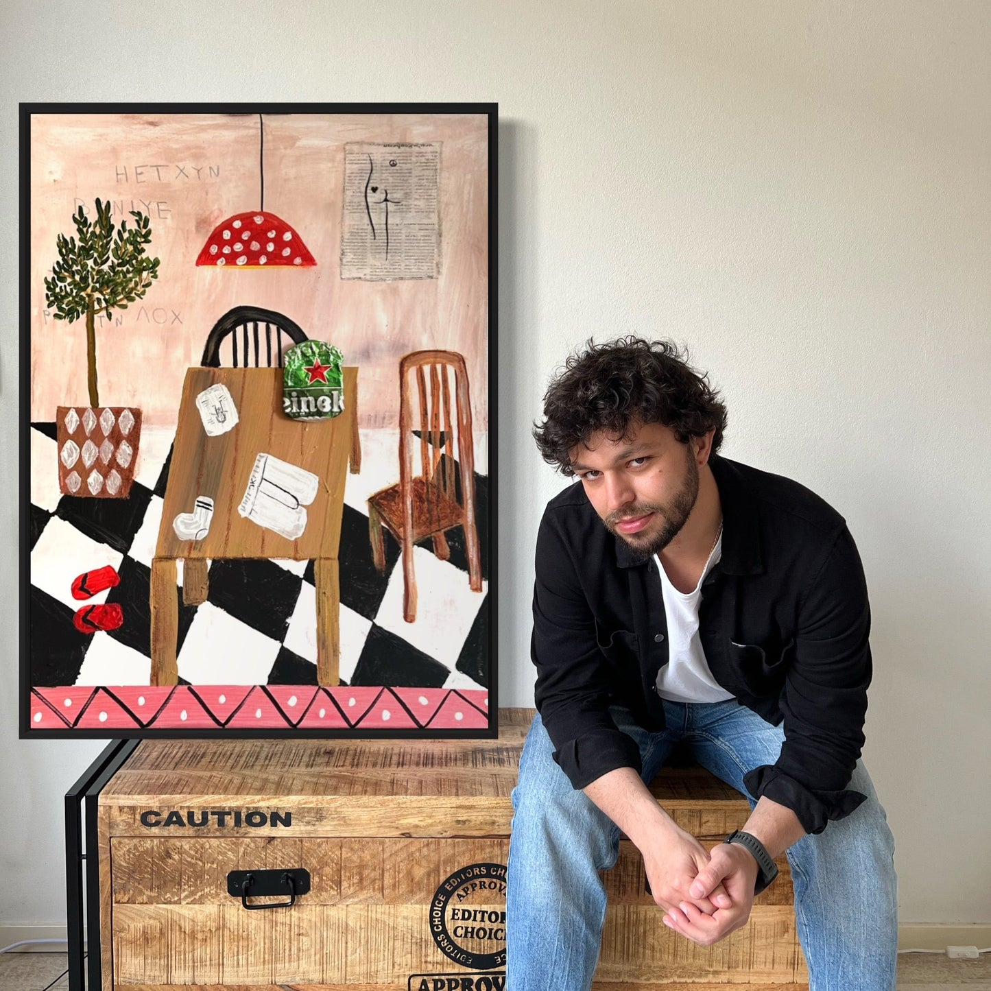 Canvas print: Messy Dining Room [Limited Edition]