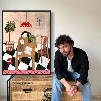 Canvas print: Messy Dining Room [Limited Edition]