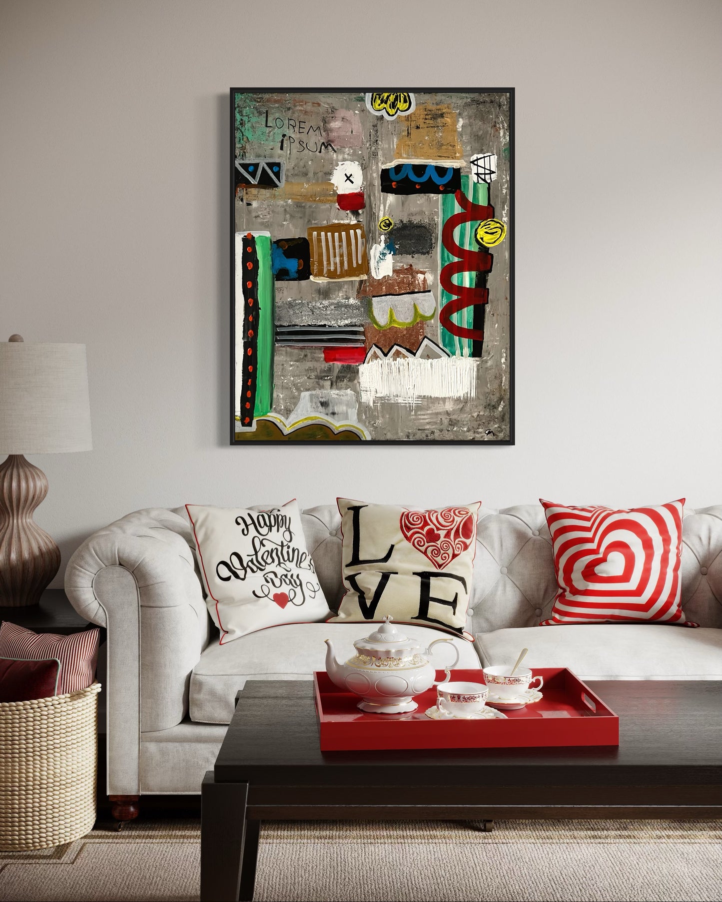 Canvas print: Lorem Ipsum [Limited Edition]