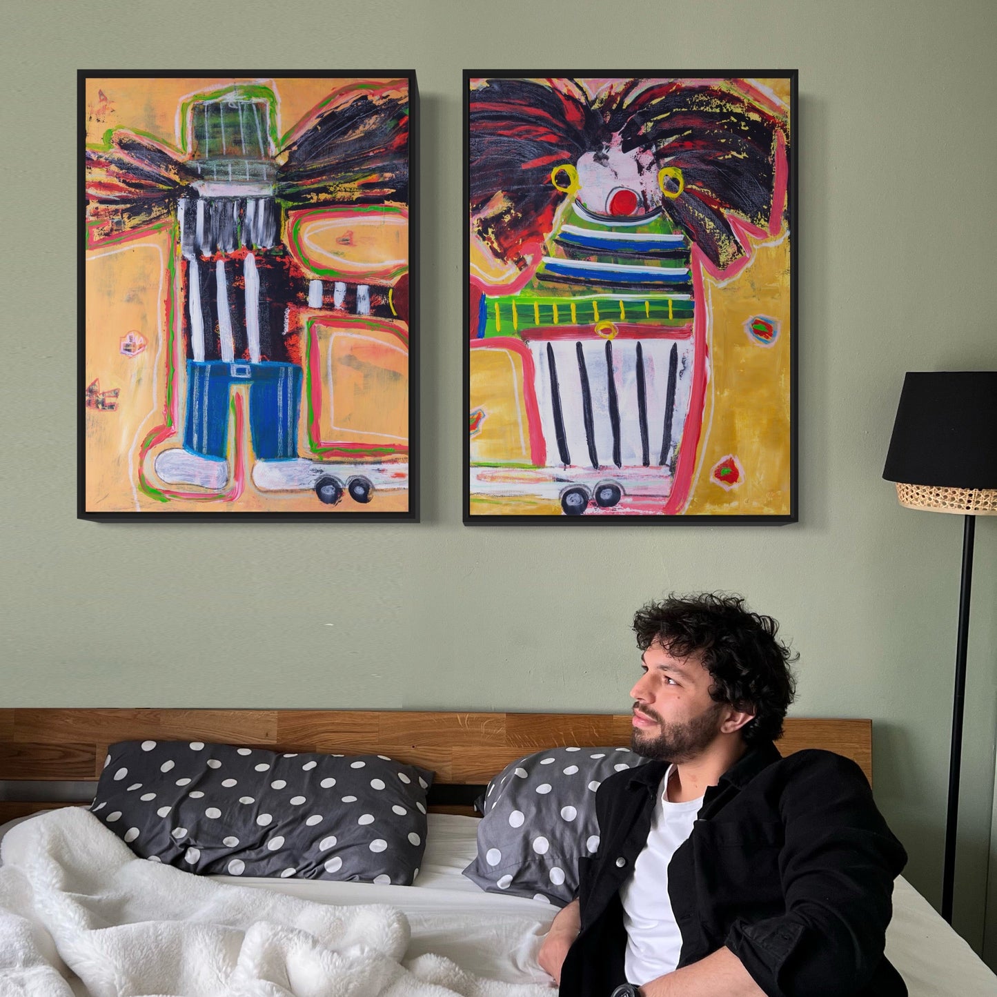 2 x Canvas prints: Dutch Couple