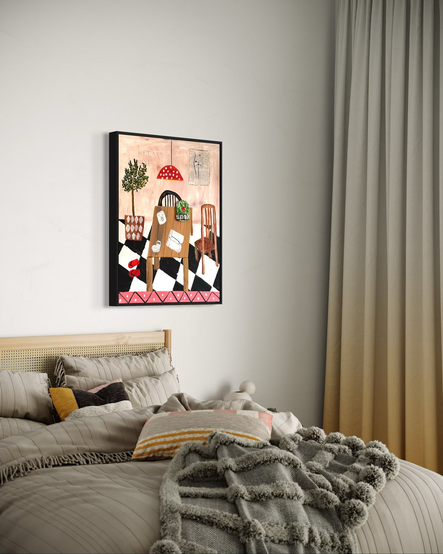 Canvas print: Messy Dining Room [Limited Edition]