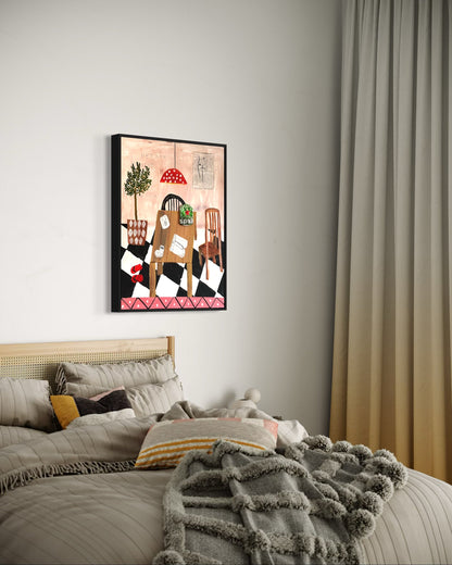 Canvas print: Messy Dining Room [Limited Edition]