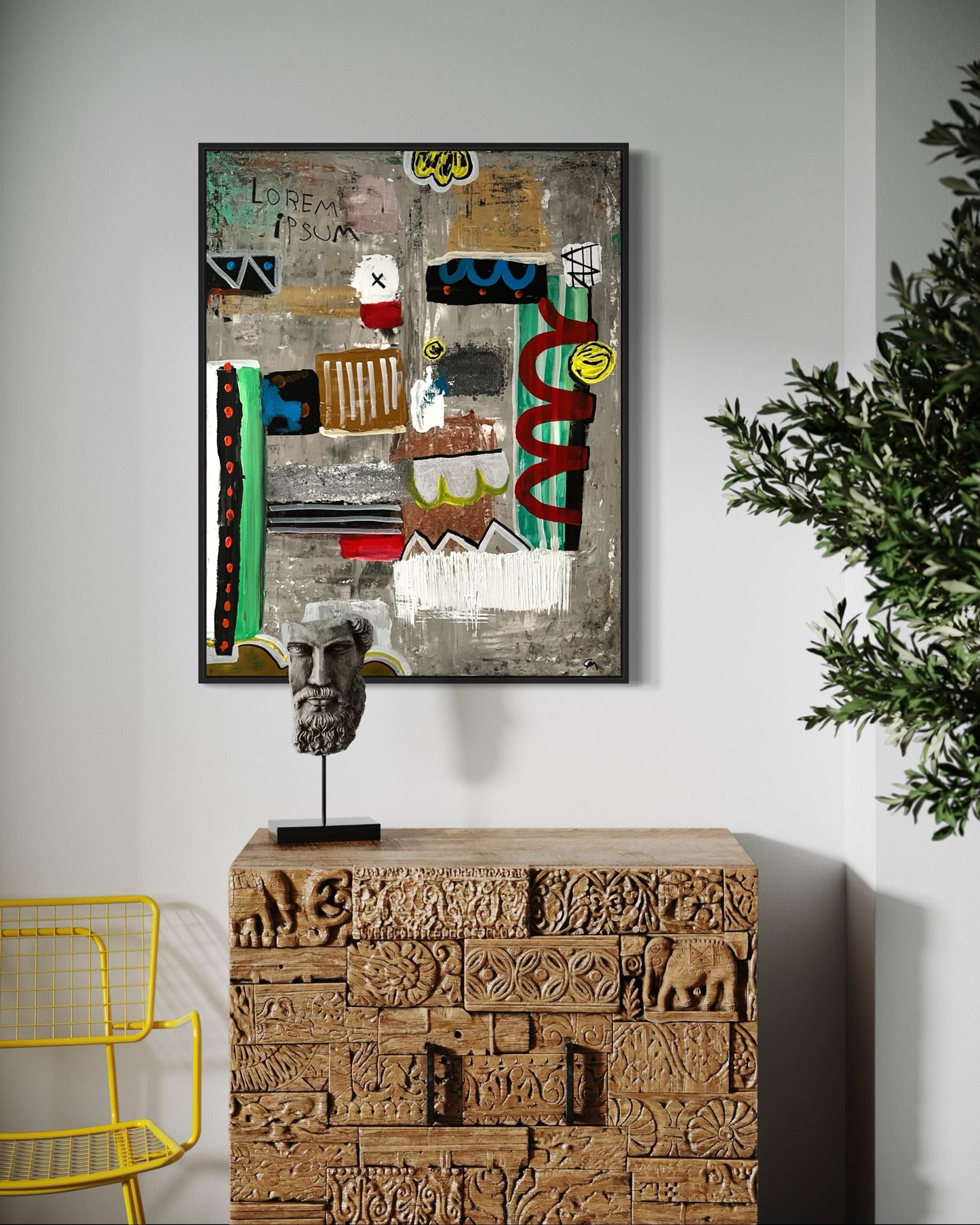 Canvas print: Lorem Ipsum [Limited Edition]