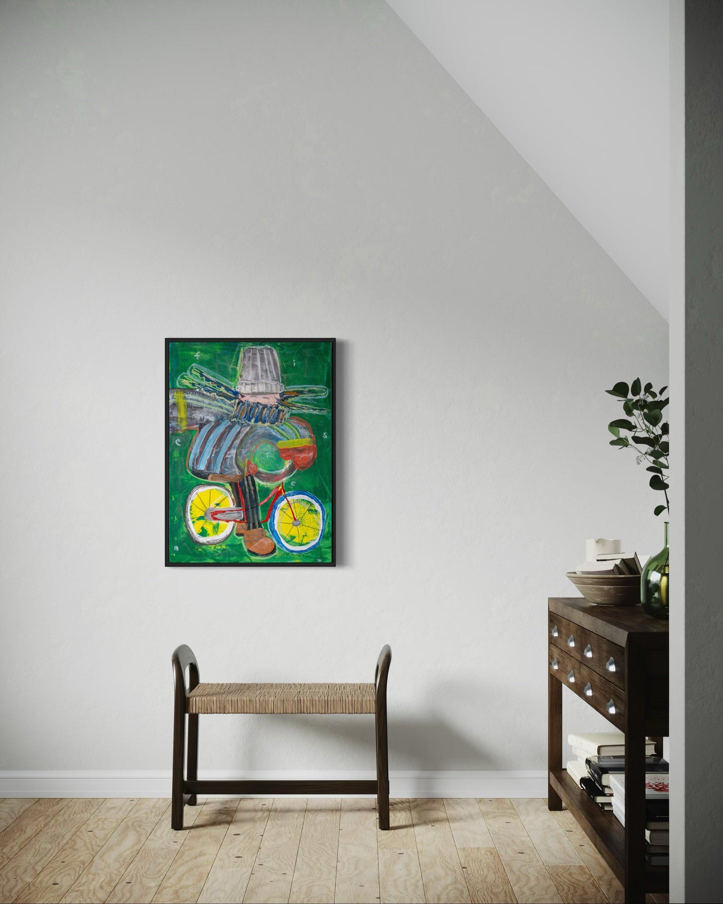 Canvas print: Cyclist [Limited Edition]