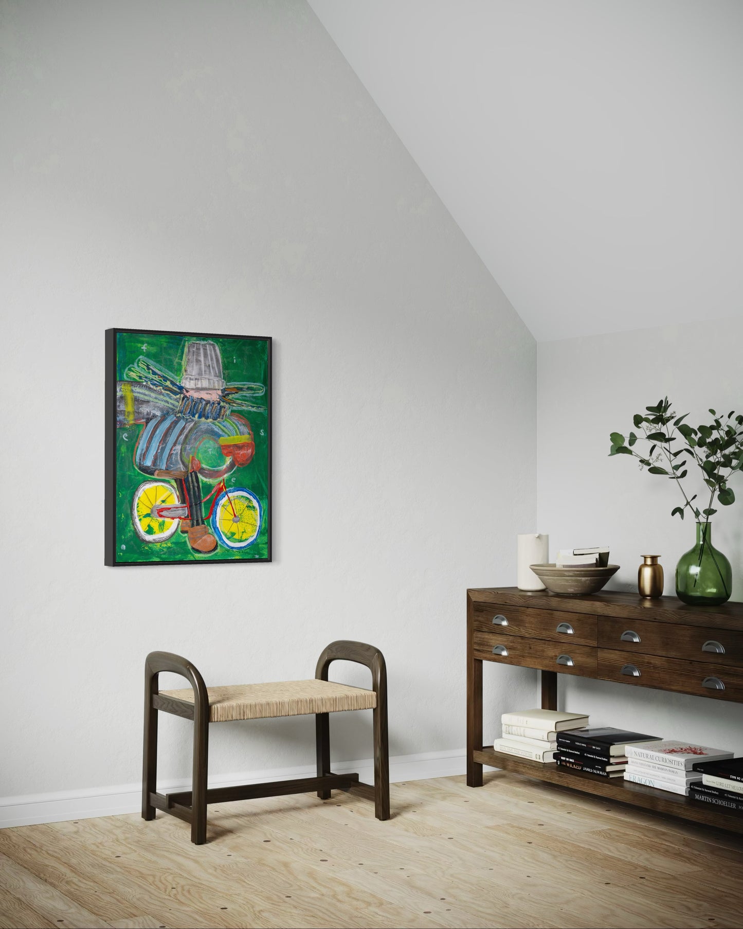 Canvas print: Cyclist [Limited Edition]