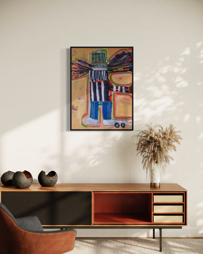 Canvas print: Amsterdam Man