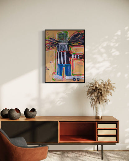 Canvas print: Amsterdam Man