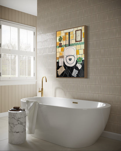 Canvas print: My Dutch Toilet