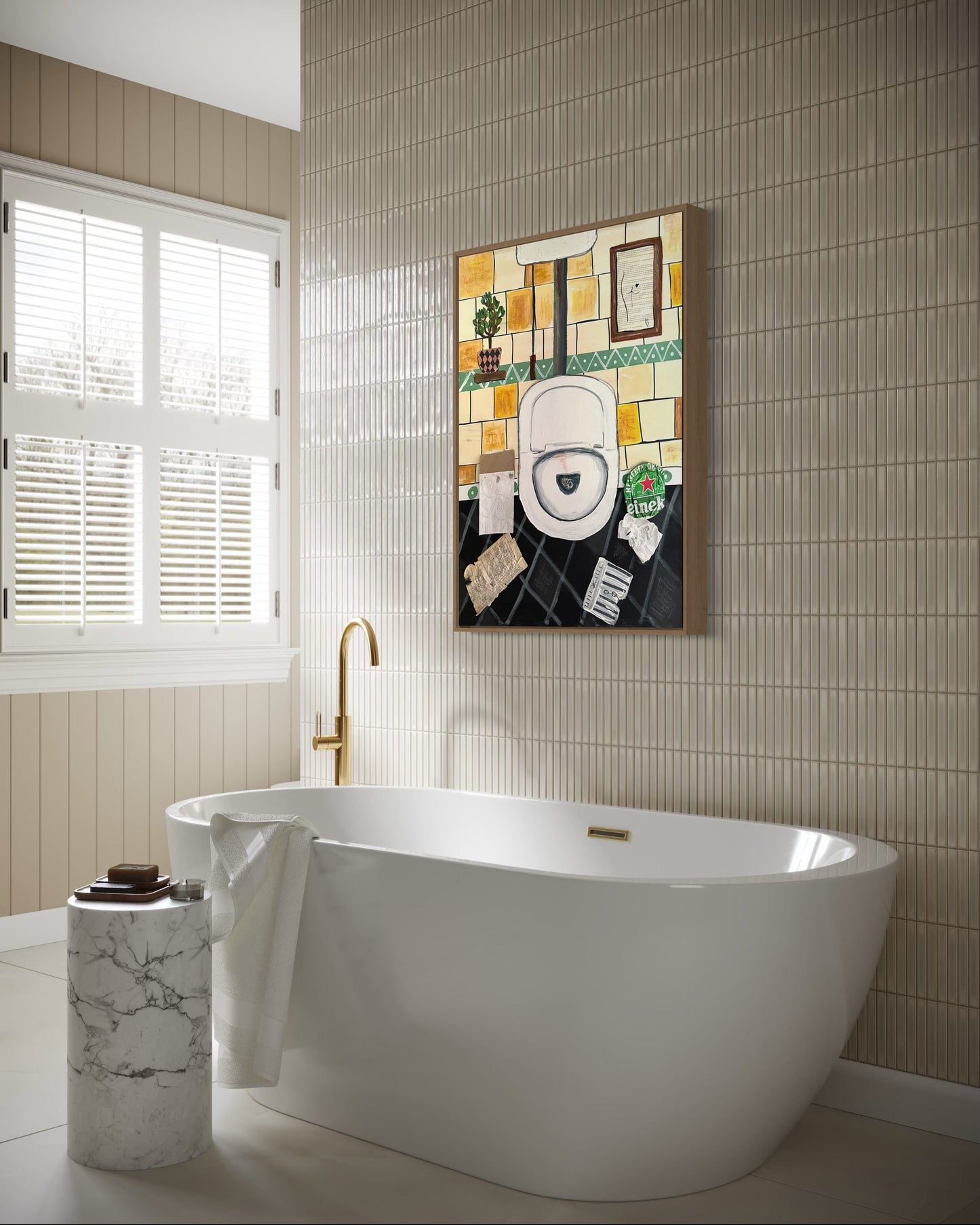 Canvas print: My Dutch Toilet