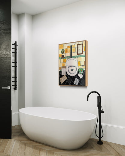 Canvas print: My Dutch Toilet