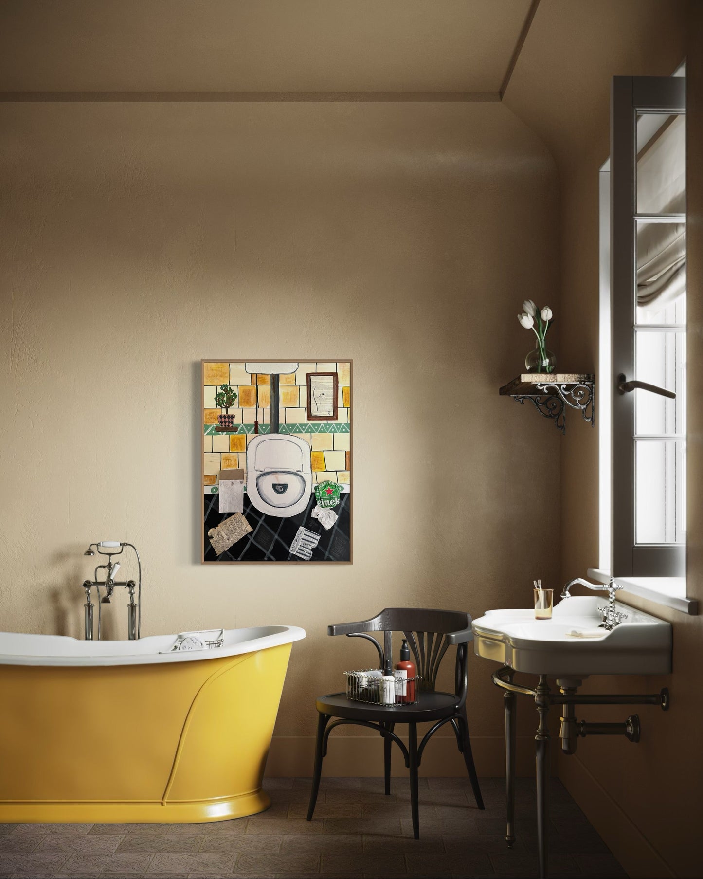 Canvas print: My Dutch Toilet