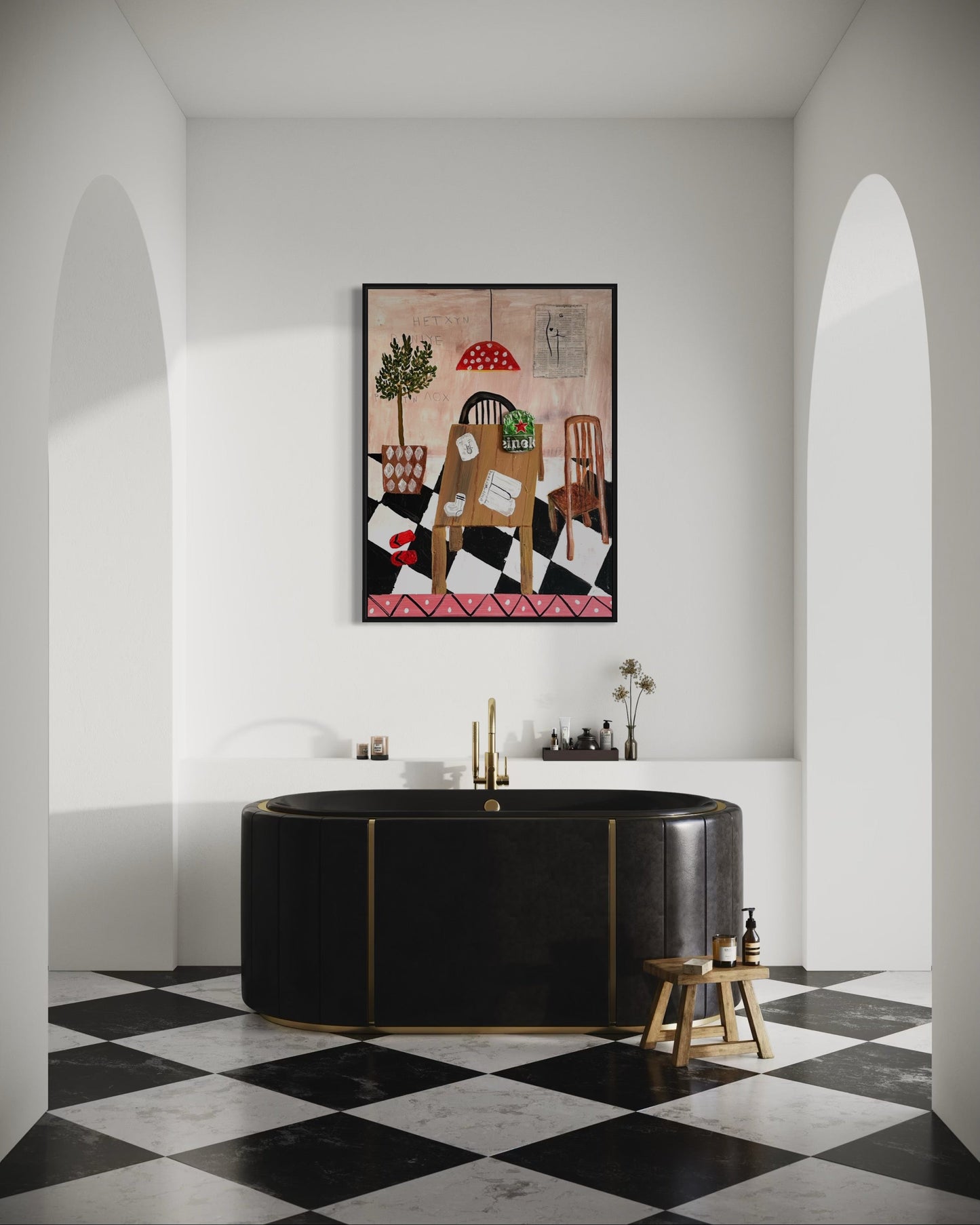 Canvas print: Messy Dining Room [Limited Edition]