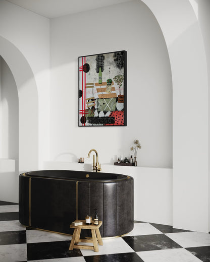 Canvas print: My Dutch Terrace