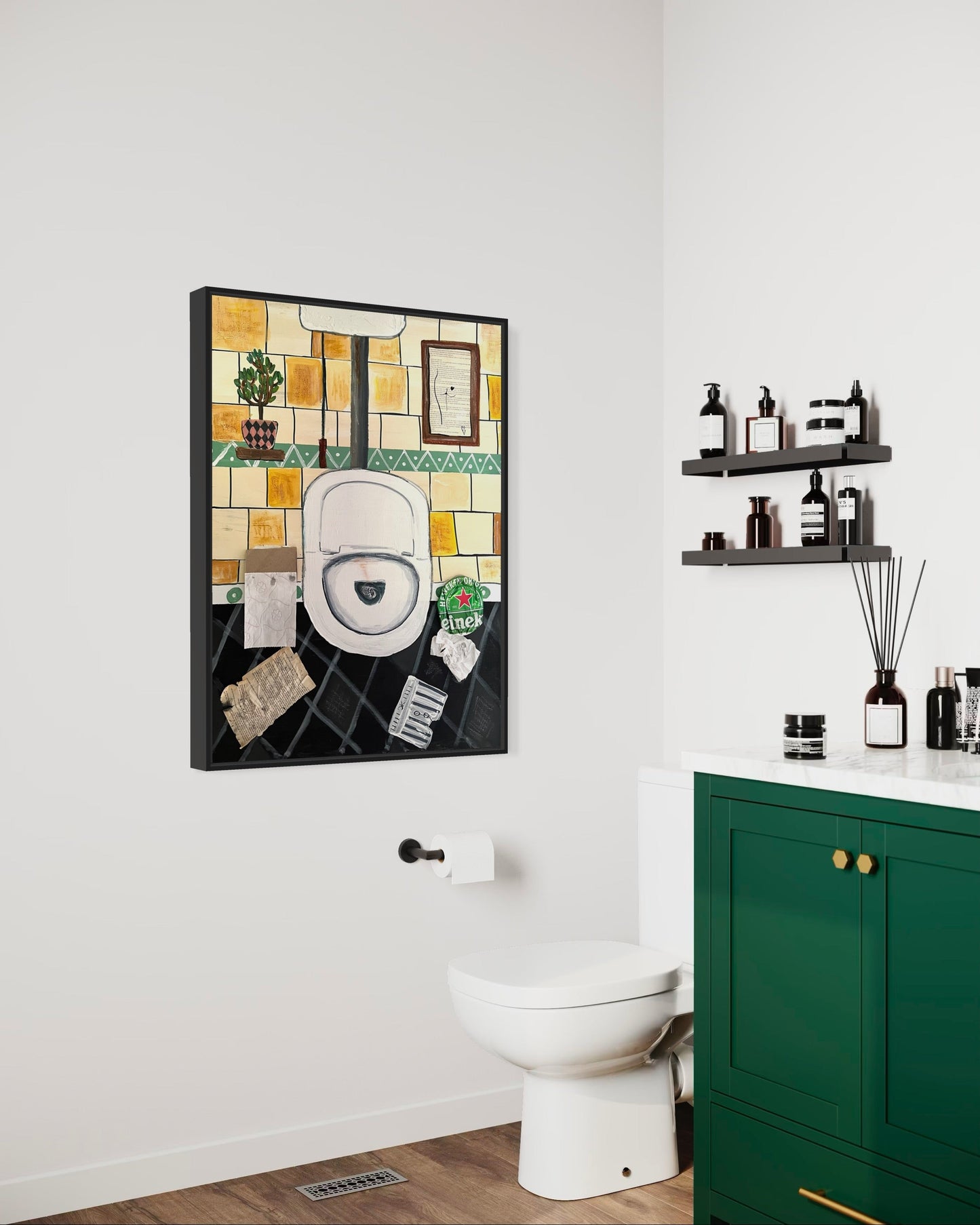 Canvas print: My Dutch Toilet
