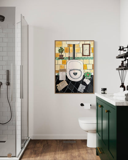 Canvas print: My Dutch Toilet