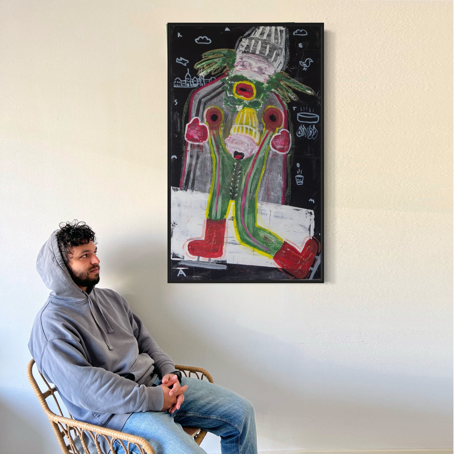 Canvas print: Skating in Amsterdam