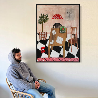 Canvas print: Messy Dining Room [Limited Edition]