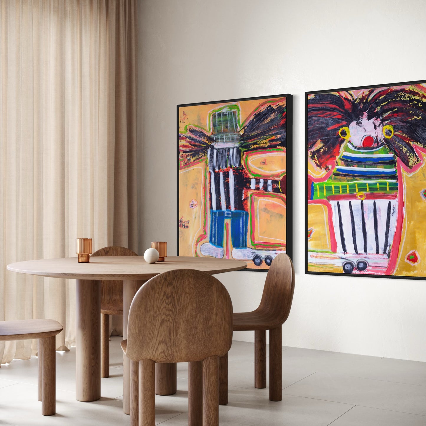 2 x Canvas prints: Dutch Couple